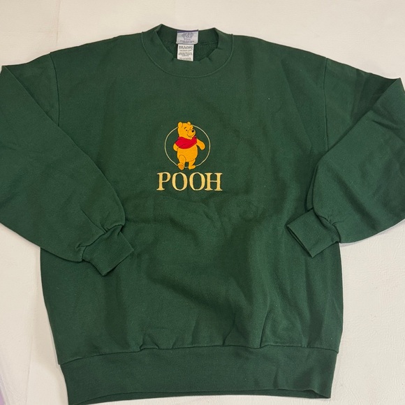 Disney Sweaters - Vintage Pooh 100 acre Green Sweater For Women (see picture for measurements)